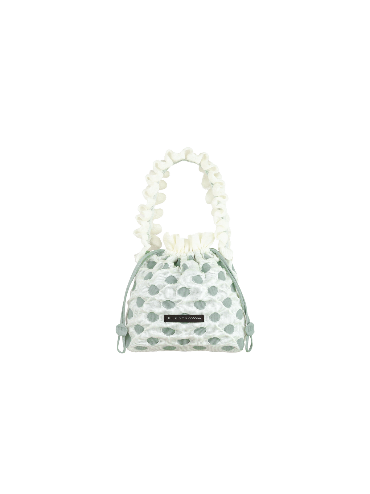 PLEATSMAMA Polka-Dot Mini Bag