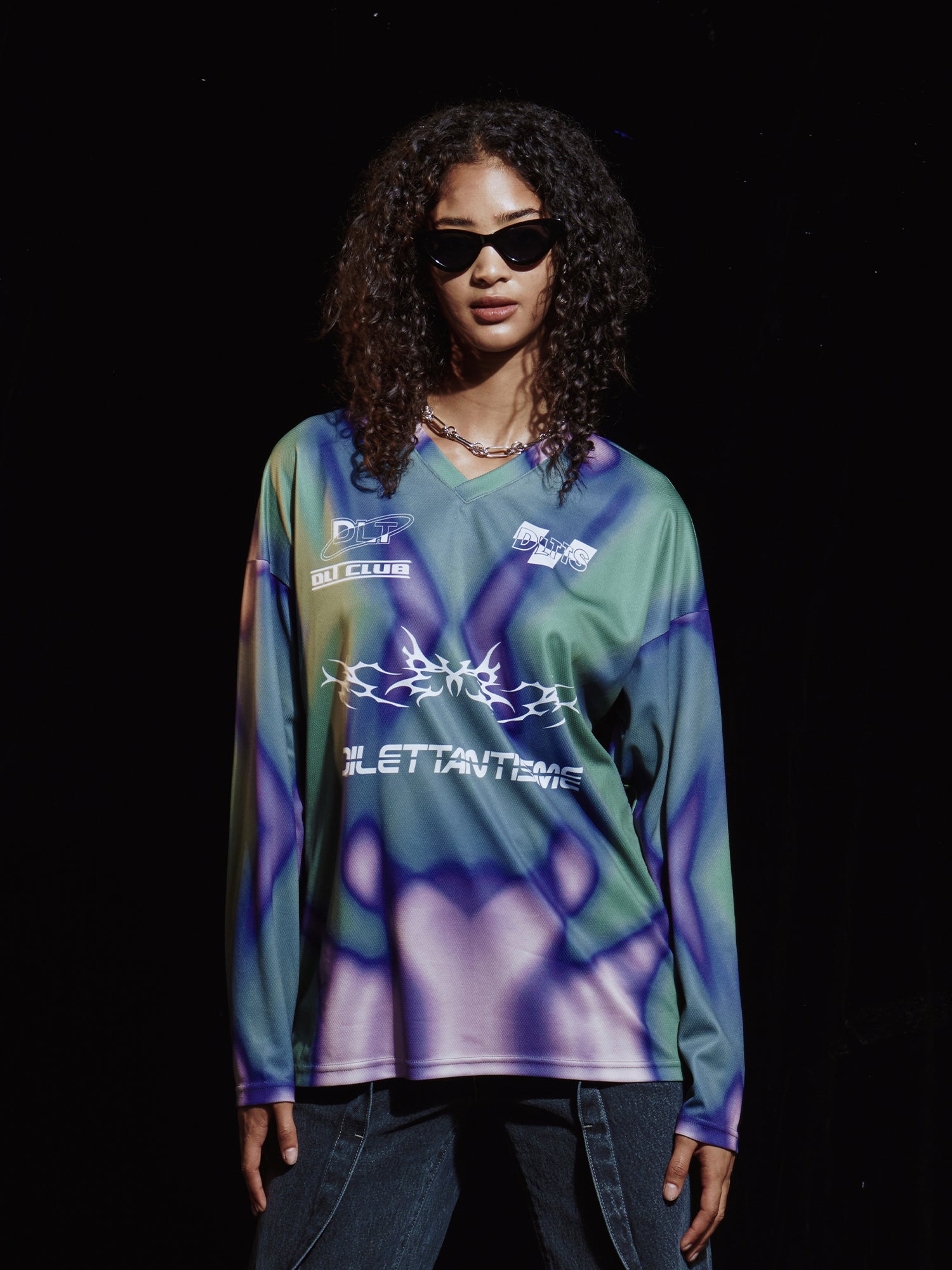 DILETTANTISME Football Longsleeve Tee