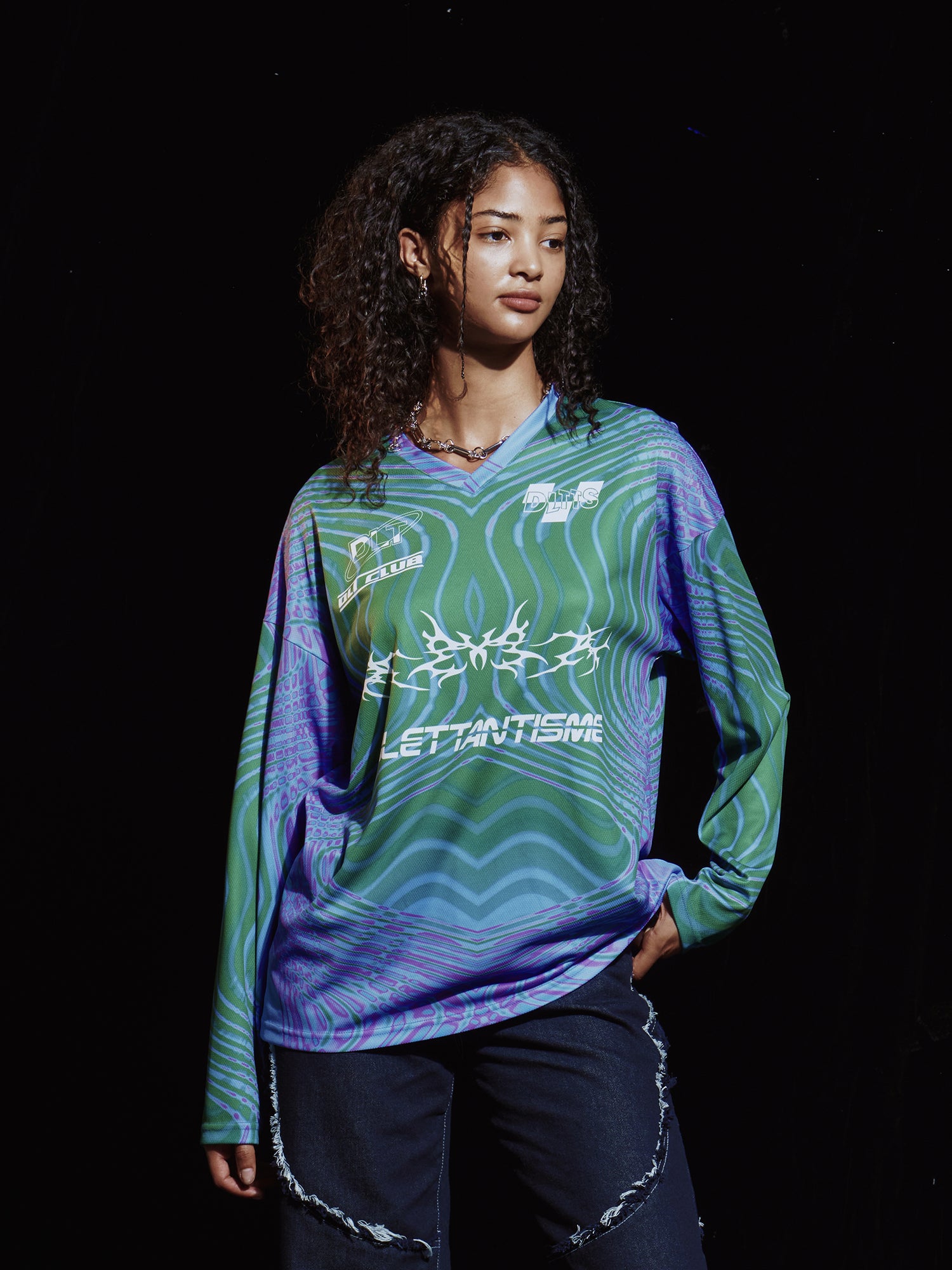 DILETTANTISME Football Longsleeve Tee