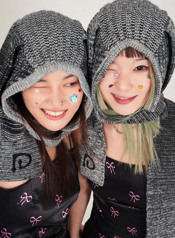 DILETTANTISME Rabbit Ear Balaclava Muffler