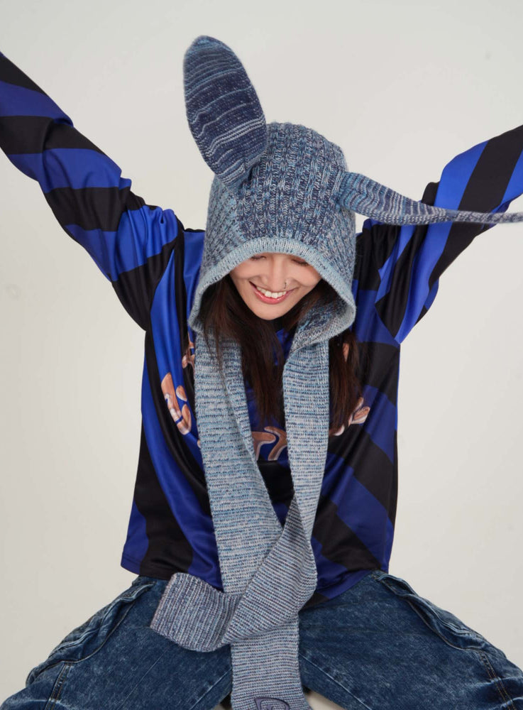 DILETTANTISME Rabbit Ear Balaclava Muffler