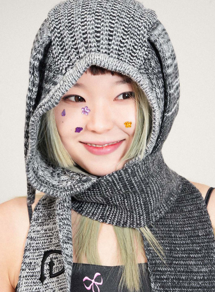 DILETTANTISME Rabbit Ear Balaclava Muffler