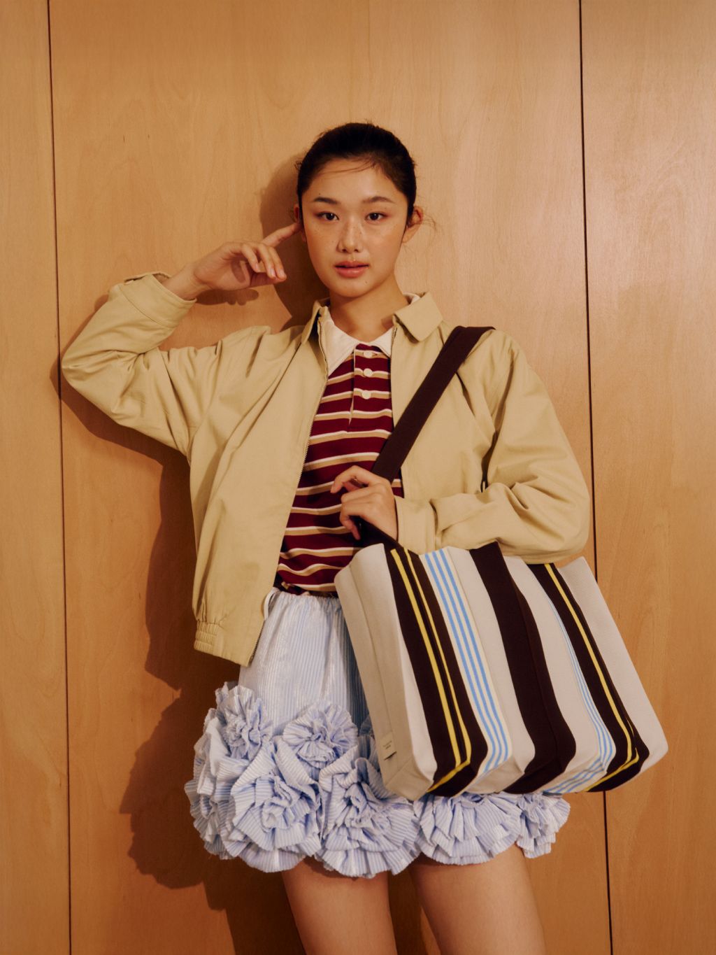 PLEATSMAMA Сумка 2Way Bag Винтажный Коричневый