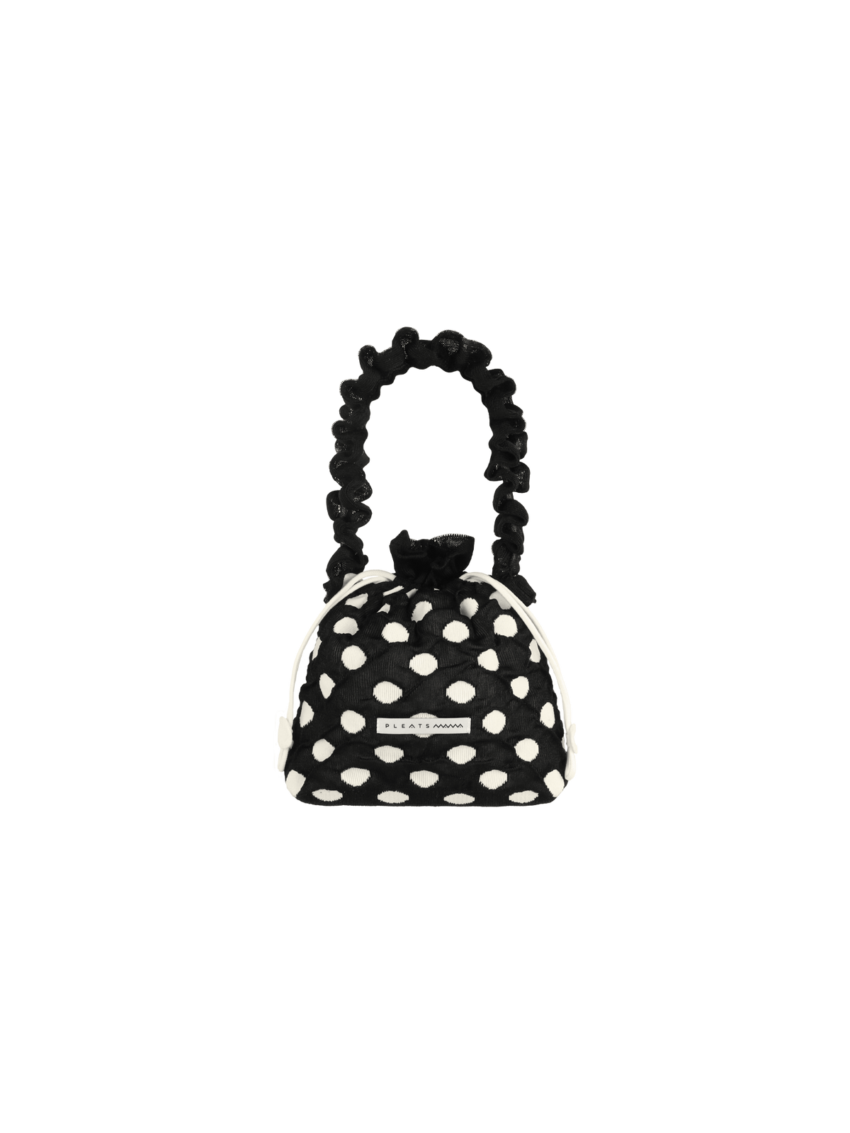 PLEATSMAMA Polka-Dot Mini Bag
