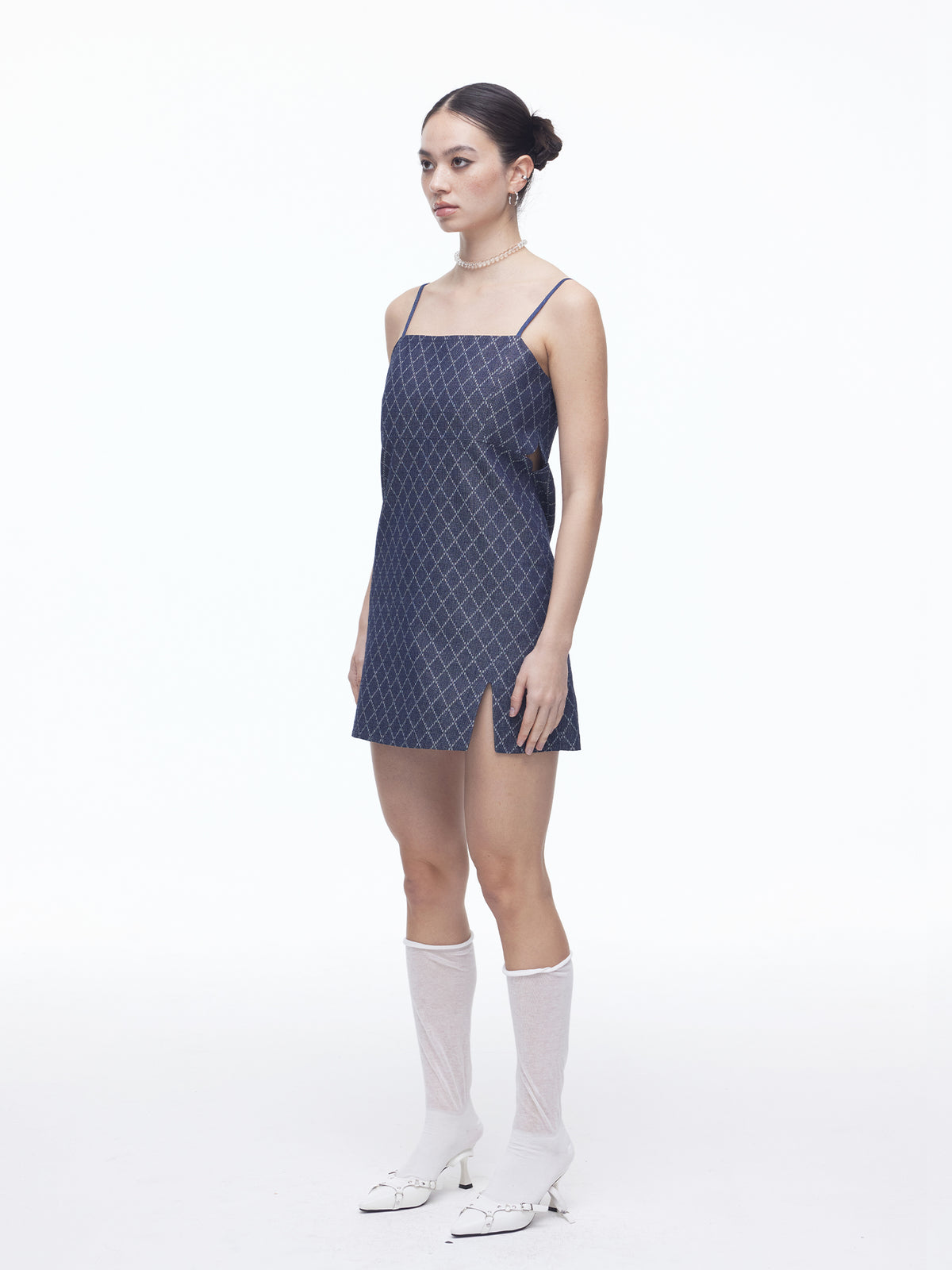 DILETTANTISME Dimond Denim Dress
